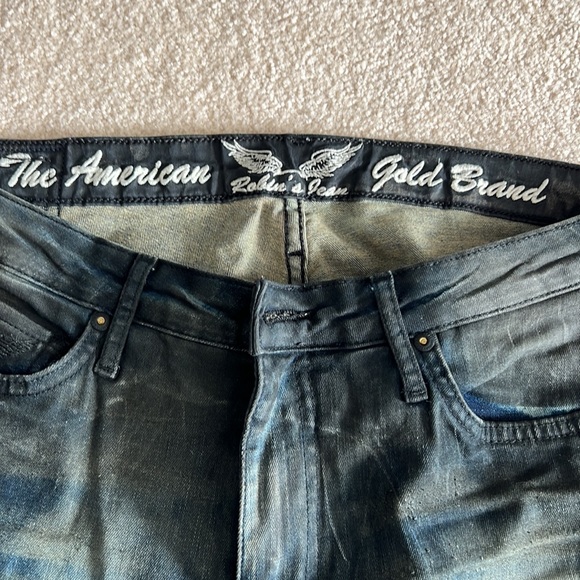 Robin Jeans Gothic Embroidered Skinny Jeans Size 32 - Picture 4 of 14